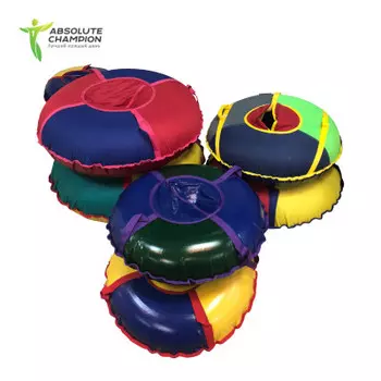 Тюбинг абсолютный чемпион профи 80 см пвх желто-синий