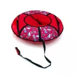 Тюбинг сайма вихрь оксфорд принт с ручками 110 см красный вооп110 красный