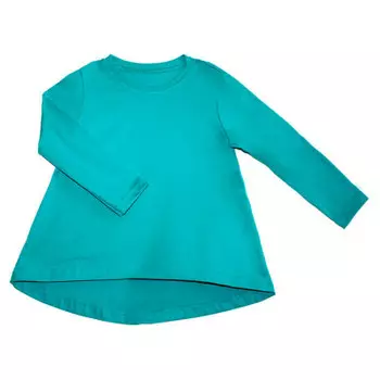 Туника кулирка с лайкрой синяя р.116 15843