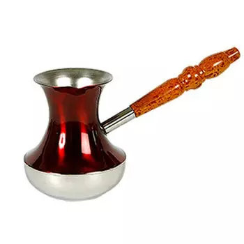 Турка стальная 310 мл паулиста красная