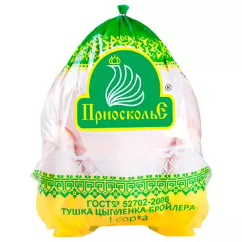 Тушки ц/б 1 сорт потрошеные охл приосколье