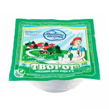 Творог 365 г 4% молочный гостинец в/уп