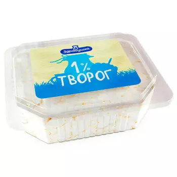 Творог 500 г 1% здравушка милк
