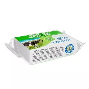 Творог эконива 180 г 5% флоу/пак
