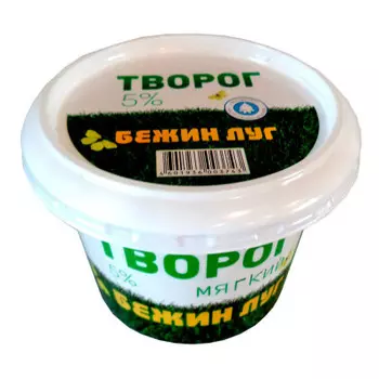 Творог бежин луг 0,23кг 5% мягкий тульский мк