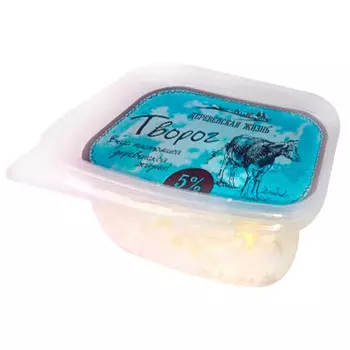 Творог деревенская жизнь 300г 5% пл/к