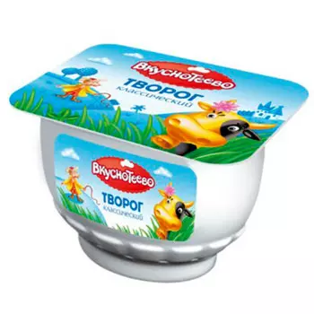 Творог классический Вкуснотеево 175г 9%