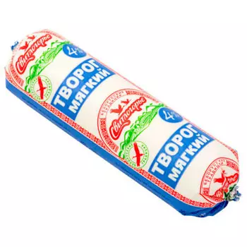 Творог свитлогорье 400г 4% мягкий