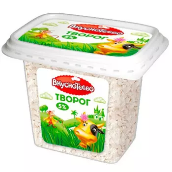 Творог Вкуснотеево 350г 5%