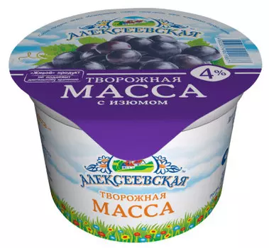 Творожная масса 180г н/ж с сахаром курага лебедяньмолоко