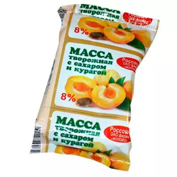Творожная масса 200г 4,5% курага россошь