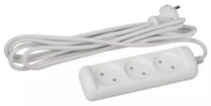 Удлинитель эра без заземления 3 м