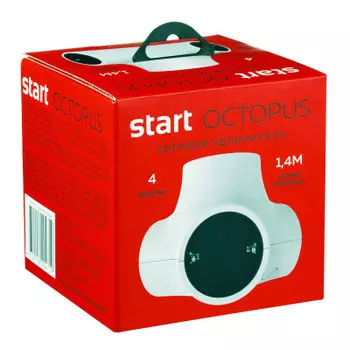 Удлинитель сетевой старт s 4 x1-zd oктопус 4/12