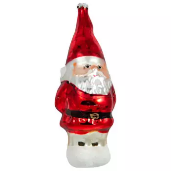 Украшение елочное гном 6*5*16см красный sy08781