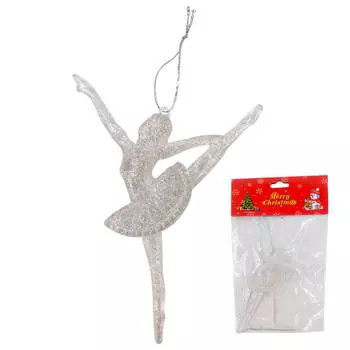 Украшение новогоднее Европа в виде балерины 13 x9.5 см акриловый полимер msj211020478