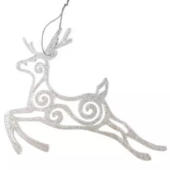 Украшение новогоднее Европа в виде оленя 14.5 x11 см полипропилен msj211020480