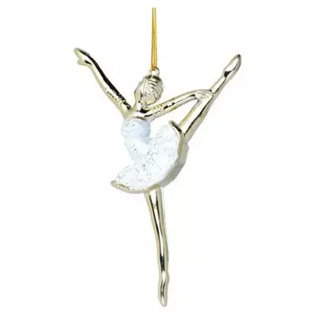Украшение новогоднее магик тайм балерина в золоте 1.5 x9x14 см 87023