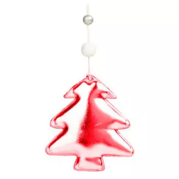 Украшение новогоднее магик тайм красная елочка 8 x1.5 x9см 86377