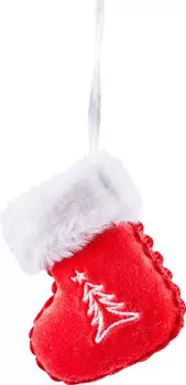 Украшение новогоднее топ продукт валенок ассорти 56256