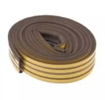 Уплотнитель профиль коричневый 6м 93942