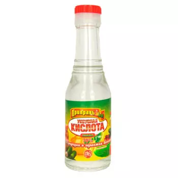 Уксусная кислота пищевая 70% приправка 0.180 л пл/б