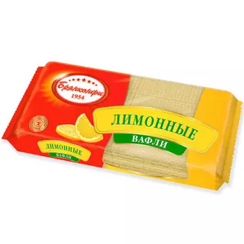 Вафли лимонные 190г Брянконфи