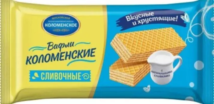 Вафли сливочные традиционные 200 г коломенское