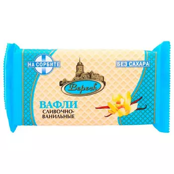 Вафли вереск 105 на сорбите сливочно-ванильные