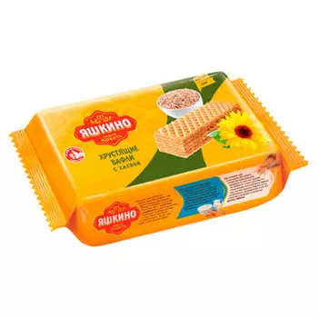Вафли Яшкинские с халвой 200г