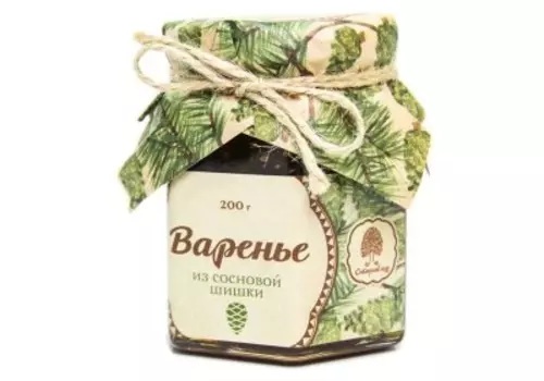 Варенье сибирский кедр 200 г сосновых шишек ст/б