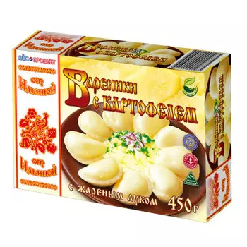 Вареники с картофелем 450г от ильиной