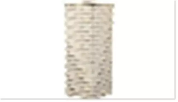 Ваза 12*12*32.5 см арти-м золотые волны шампань 112-373