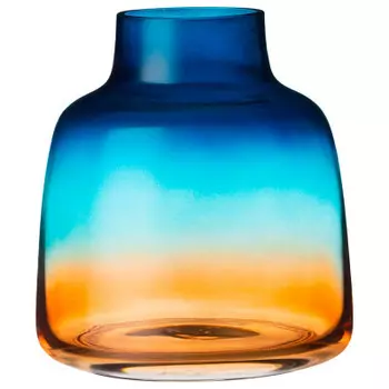 Ваза 15 см муза леона блу амбер 380-761