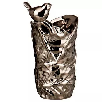 Ваза 16, 2 см с птицей серебро sp13 a094-2 b