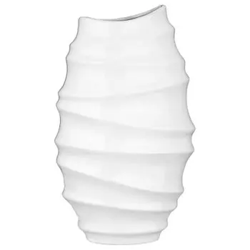 Ваза 21*12*36см Lefard коллекция gold &amp; white керамика