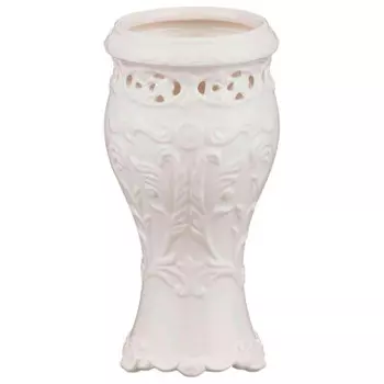 Ваза 21 см белая dn034s-g