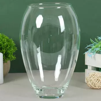 Ваза 24 см 2.8 см эвис клавдия большая стекло 2112 758527