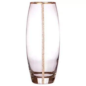 Ваза 26 см с золотой каймой 802138440