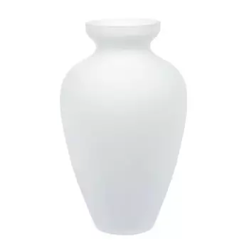 Ваза Амбрэ 25,5см опаловая матовая