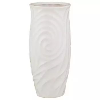 Ваза Арти-м 13,5х30см зигзаг белый матовый 112-330