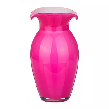 Ваза фуксия+белый 24см Арти-м 381618