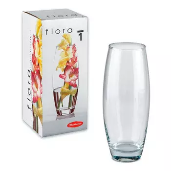 Ваза 26 см пасабахче флора стекло 43966 в