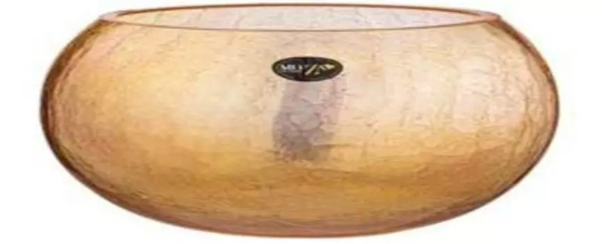 Ваза шар 3 л 18*16 см муза кракл амбер 380-637