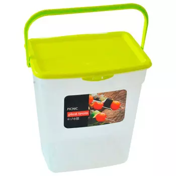 Ведро д/шашлыка 6 л пласт тим салатовый