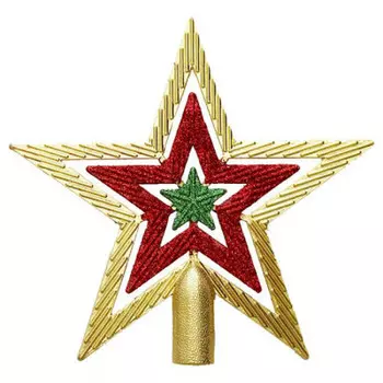 Верхушка для елки магик тайм радужная звезда 20*19*2 см 86454