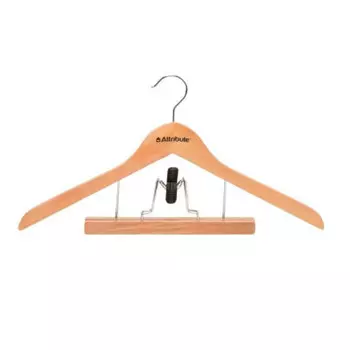 Вешалка для костюма классик 44см светлое дерево ahn251