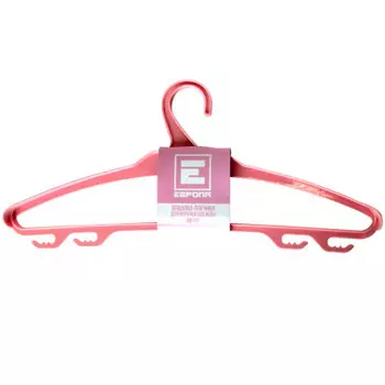 Вешалка-плечики Европа для верхней одежды 48-50 розовый