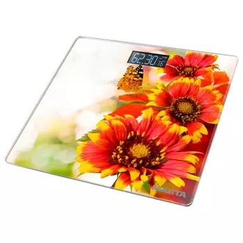 Весы Marta MT-1676 рисунок летние цветы