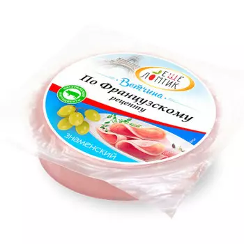 Ветчина по французскому рецепту 300г знаменский сгц