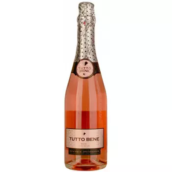 Винный напиток белый полусладкий газированный Tutto Bene Rose 0,75л 8%